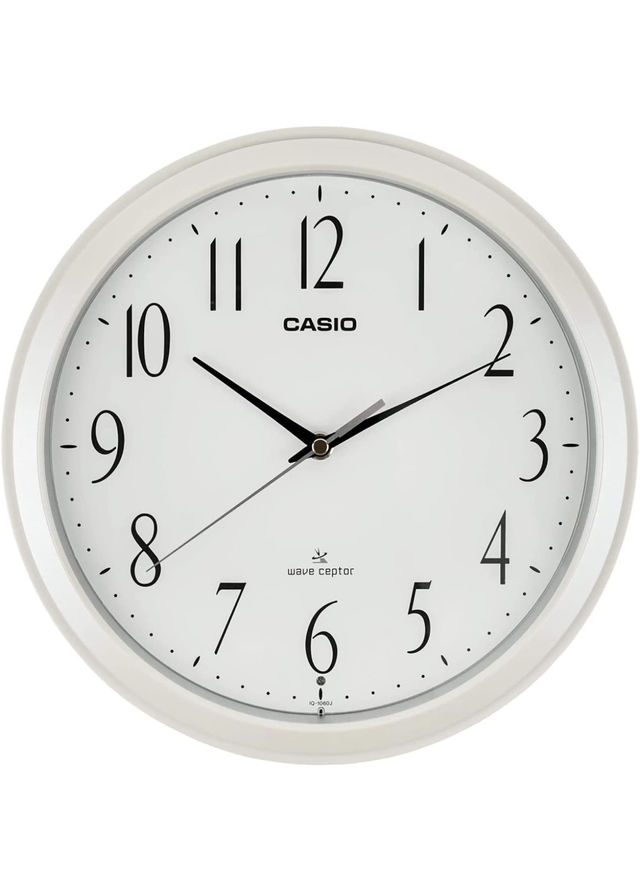 カシオ　掛け時計　シンプル　ブランド