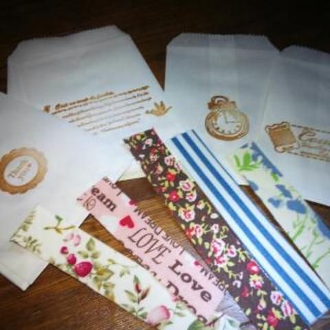 ハンドメイド ラッピング平袋 封筒 布シール フリマアプリ サイトshoppies ショッピーズ