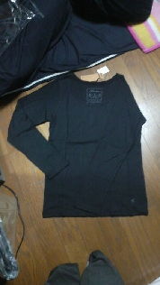 あやぴん様フライス無地ロンｔ Bkとiv フリマアプリ サイトshoppies ショッピーズ