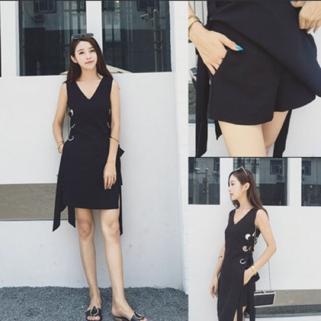 キュートなサイドスリットワンピース ショートパンツ ノーブランド フリマアプリ サイトshoppies ショッピーズ