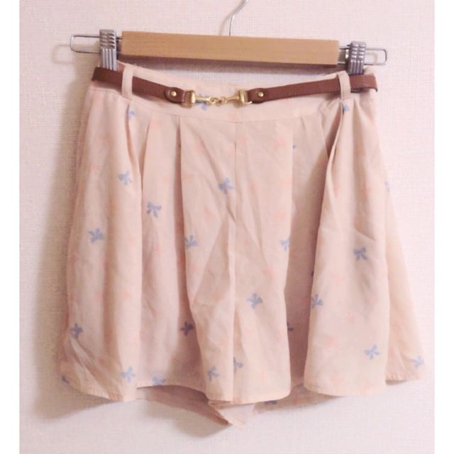 dazzlinのリボン柄キュロット