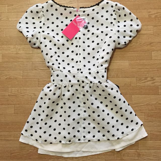 新品タグ付き ピンキーガールズ ワンピース M ピンキーガールズ フリマアプリ サイトshoppies ショッピーズ