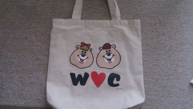 WC ダブルシー クマタンエコバッグ