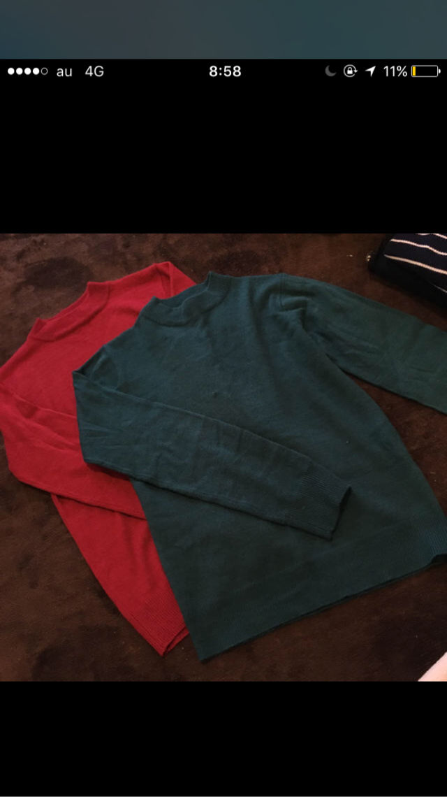 ギャルスター ハイネックニットトップス セット