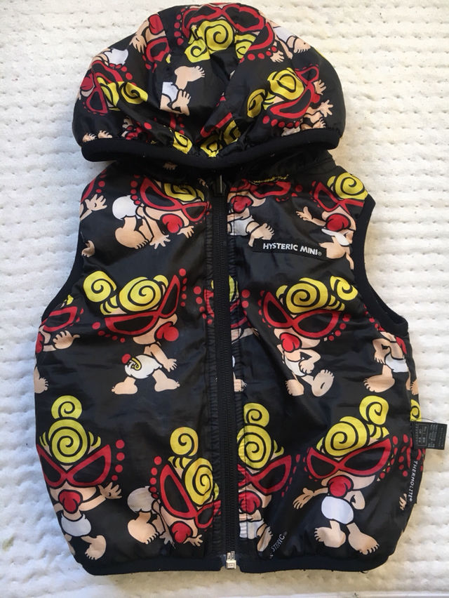 ★*★様 ヒスミニ　モコモコダウンベスト　リバーシブル　厚手　80 ☆*☆様 ヒスミニ モコモコダウンベスト リバーシブル 厚手 80 楽天