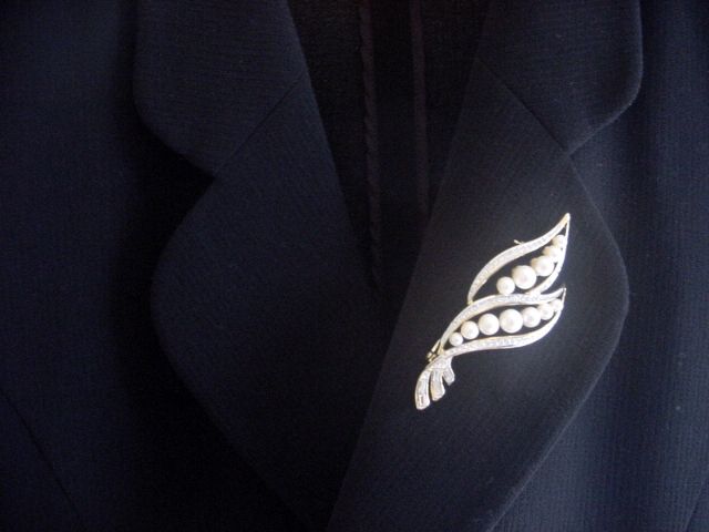 ★新品　ヴァンドーム青山　美しい高級真珠ブローチ★