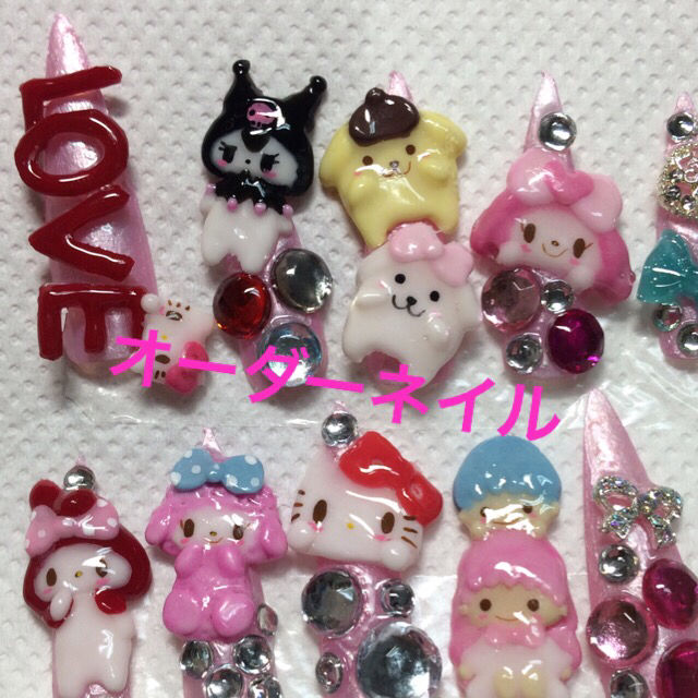 デカパーツキャラクターネイル フリマアプリ サイトshoppies ショッピーズ