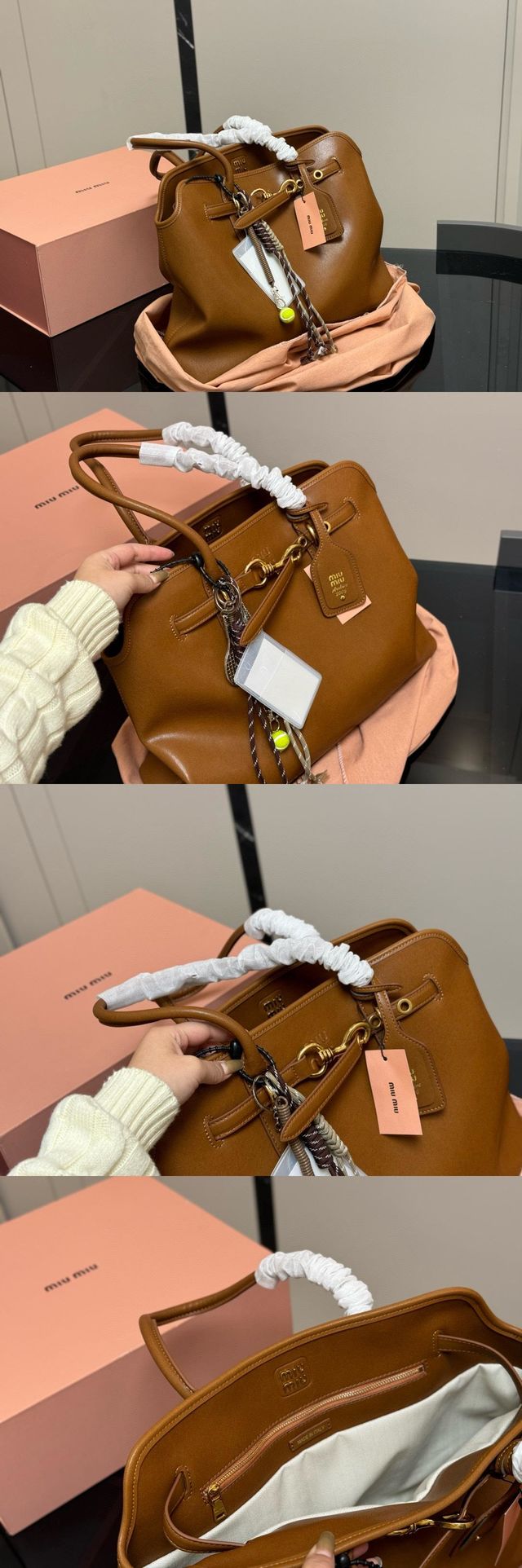 MiuMiuミュウミュウのハンドバッグ、N級品質、綺麗実物