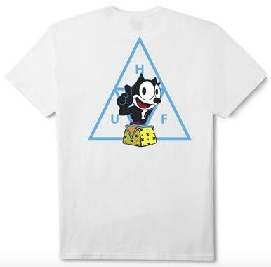 Huf フィリックス　Tシャツ　ホワイト 
M ハフ
