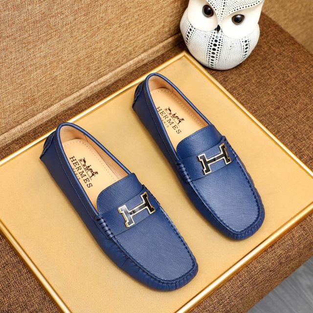 
エルメス人気カップル革靴ファッション紳士スニーカーBOH