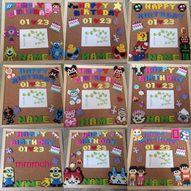 19447804 アイロンビーズバースデーボード フリマアプリ サイトshoppies ショッピーズ