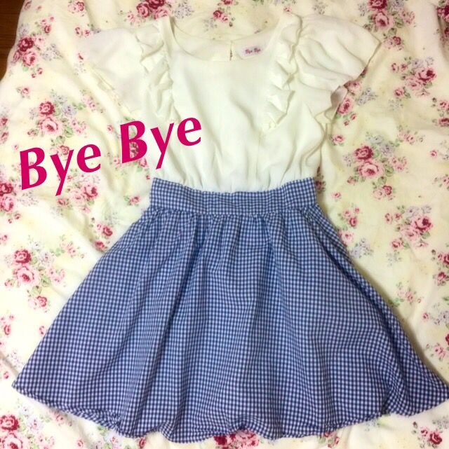 Byebyeギンガムチェックワンピース バイバイ Bye Bye フリマアプリ サイトshoppies ショッピーズ