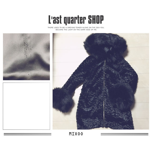 Delyle noirフードファーコート(Delyle NOIR/デイライル