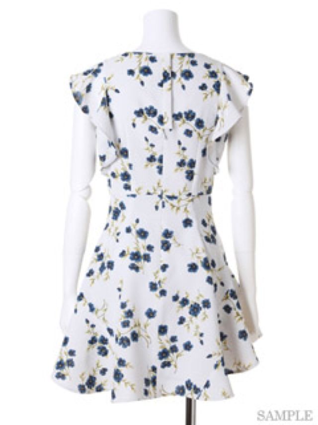 Snidelフラワーフィット フレアワンピース スナイデル Snidel フリマアプリ サイトshoppies ショッピーズ