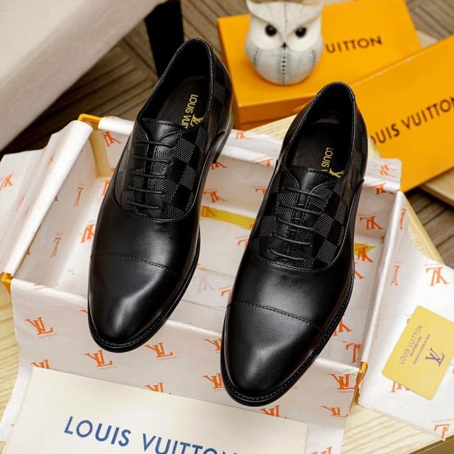 LouisVuitton人気カップル革靴ファッション紳BN8