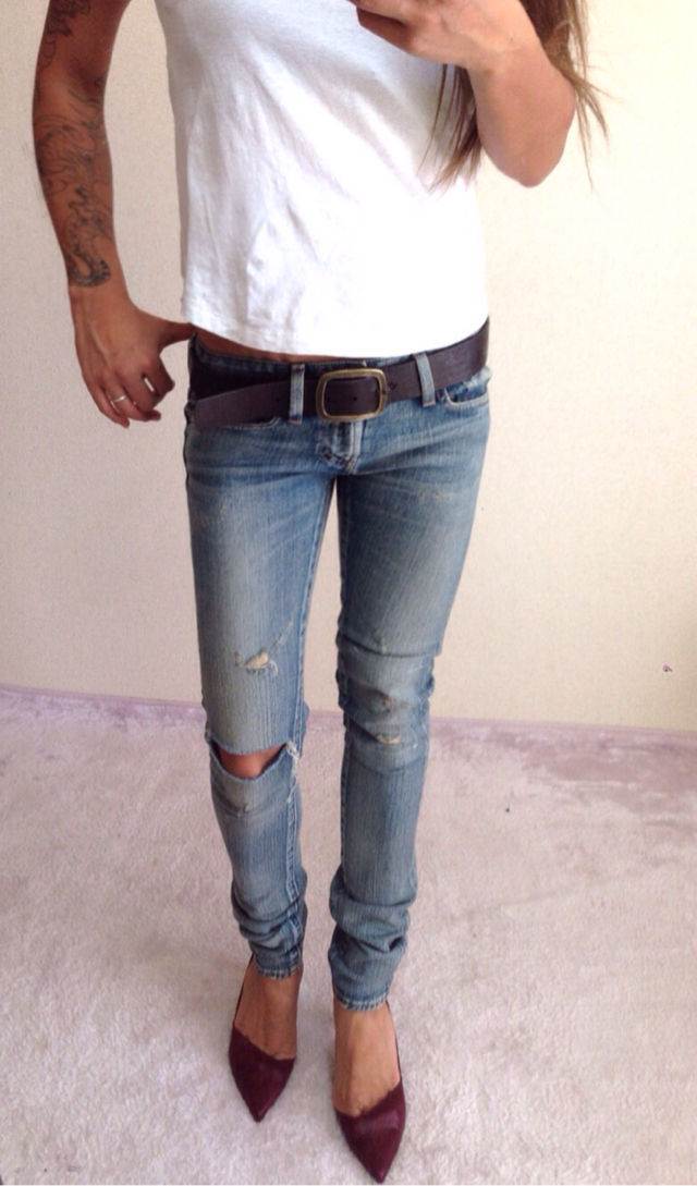 今期ungrid完売クラッシュデニム アングリッド Ungrid フリマアプリ サイトshoppies ショッピーズ