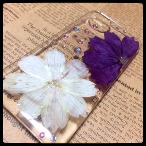 押し花iphoneケース手作り ノーブランド フリマアプリ サイトshoppies ショッピーズ