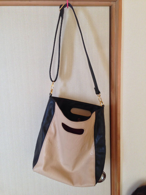 ページボーイ バイカラーショルダーバッグ ノーブランド フリマアプリ サイトshoppies ショッピーズ