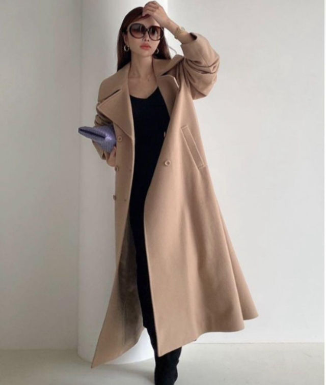 エイミー belted chester coat