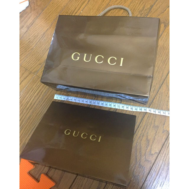 正規品GUCCIショッパー ラッピング紙袋(グッチ ) - フリマアプリ