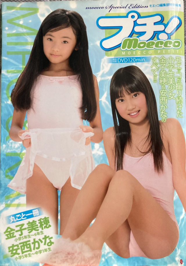 moecco プチ　丸ごと一冊金子美穂&安西かな　DVD付き