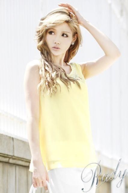 Rady☆ビジューシフォンノースリーブトップス☆新品(レディー/Rady 