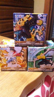 ルフィ サンジ ゾロ 3人合体フィギュア連携技 フリマアプリ サイトshoppies ショッピーズ