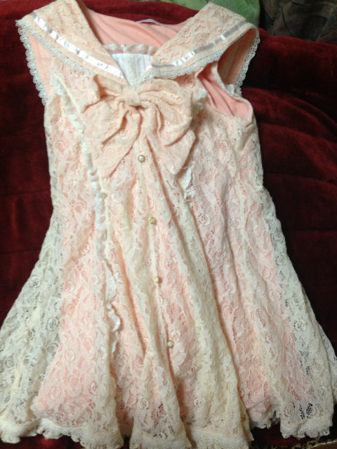 リズリサ ノースリーブセーラーワンピ リボンに折れ リズリサ Liz Lisa フリマアプリ サイトshoppies ショッピーズ