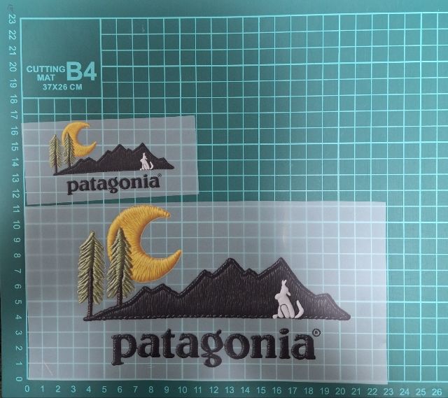 パタゴニア 刺繍アイロンシート